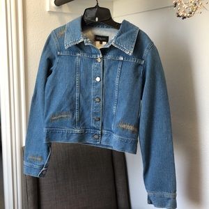 Vintage Y2K Gigli Jeans distressed denim jean jacket